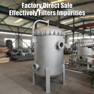 Boîtier de <span class=keywords><strong>filtre</strong></span> à eau industriel en acier inoxydable 304/316, réservoir sous pression, moteur PLC pour système de filtration d'eau automatique - Product Image 1