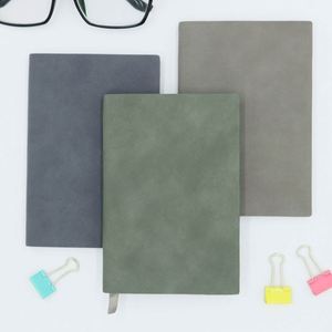 A5 <b>Blank</b> PU Leather Softcover <b>Notebook</b> 80 Sheets Bulk Vendor Wholesale Business Customizable Style Custom Logo Promotional Use - Product Image 4
