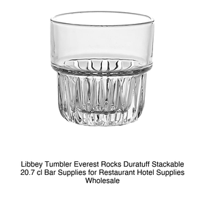 Verre à whisky Everest 20,7 cl H 7,9 cm Ø 7,6 cm Duratuff empilable Libbey - Product Image 2
