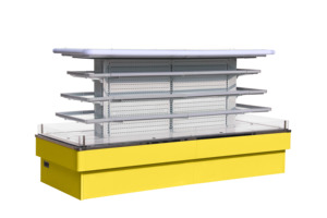 Armoire de congélateur réfrigérée d'affichage de rideau d'air commercial pour la nourriture cuite de légume de fruit de <span class=keywords><strong>produits</strong></span> laitiers de boisson - Product Image 2