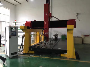 Máy định tuyến <span class=keywords><strong>CNC</strong></span> 4 trục với đầu xoay và quay kích thước lớn cho bọt EPS gỗ - Product Image 4