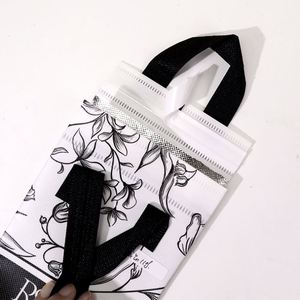 Sacs isothermes réutilisables personnalisés avec logo et design - Sacs isothermes non tissés pour aliments, sacs à café à emporter - Product Image 3
