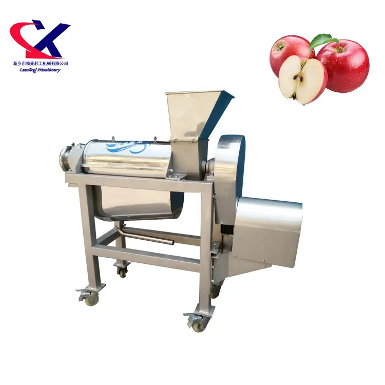Elma sirkesi yapma makinesi 1-3t/h elma meyve suyu kağıt hamuru makinesi elma armut endüstriyel meyve kırıcı pres sıkacağı makinesi