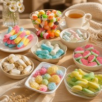 Zoete Snoep Groothandel Bulkverpakking Diverse Fruitsmaak Gevriesdroogde Jelly Snoep Snoepjes Populaire Vriesdroge Fruitige Jelly Bean