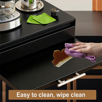 Organisateur de comptoir de cuisine intelligent en acier blanc, support pour micro-ondes avec étagère coulissante