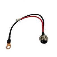 Connecteur Aviation Circulaire LED CCTV à Capteur GX16 2-10 Broches Mâle Fileté Boîtier Métallique Nickelé à Souder pour Applications Industrielles et Solaires