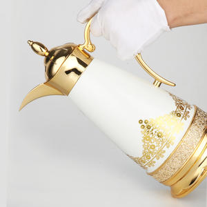 1.0L สไตล์อาหรับสีขาวปราศจากแร่ใยหินแก้วฉนวนกระติกสุญญากาศ - Product Image 4