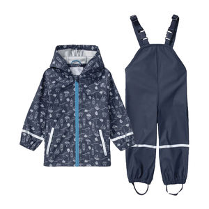 Costume imperméable pour enfant, salopette imperméable pour bébé, pantalon pour enfant en bas âge, combinaison pour fille, ensemble <span class=keywords><strong>veste</strong></span> et pantalon pour garçon, vêtements de pluie pour enfants - Product Image 2