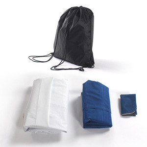 เตียงเด็กแบบพองลมแบบพกพาพับได้ที่นอนเคลือบสีฟ้าสำหรับเด็ก 0415 - Product Image 4