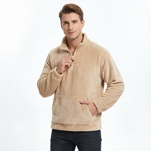 Sweat-shirt personnalisé : Sweat-shirt à fermeture éclair pour homme en molleton de coton pour les marques de boutiques américaines, approvisionnement en gros sous marque privée - Product Image 1
