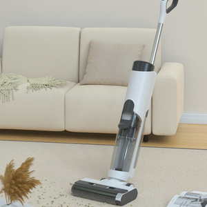 Nettoyeur de sol <span class=keywords><strong>sans</strong></span> <span class=keywords><strong>fil</strong></span> trois-en-un avec <span class=keywords><strong>aspirateur</strong></span> et assistant vocal pour usage hôtelier, filtration HEPA, forte puissance d'aspiration - Product Image 1