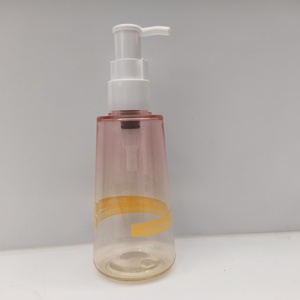 Flacone Conico di Lusso da 150ml con Pompa a Pressione, Bottiglia in PET per Shampoo e Bagnoschiuma, Adatta per Capelli e Corpo, Effetto Arcobaleno - Product Image 3