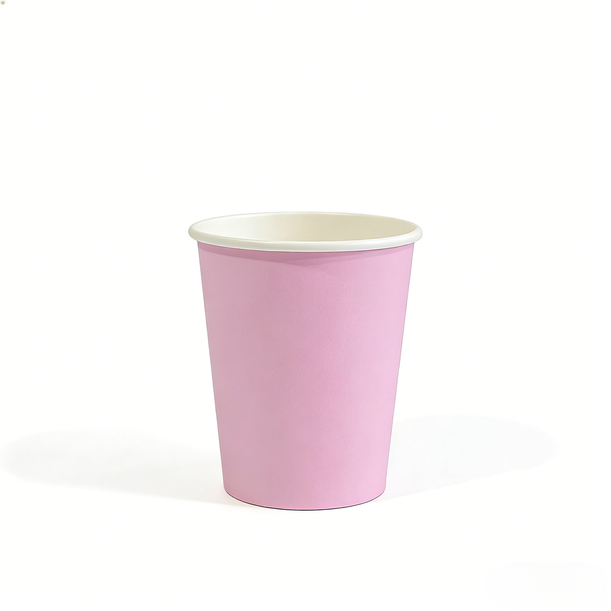Vaso de papel de 9 oz * 10 unidades * Rosa claro