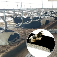 Tapis de confort en mousse haute densité pour bétail, antidérapant, facile à nettoyer, certifié REACH pour ferme laitière