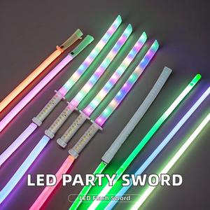 Lightsaber Samurai thanh kiếm đa màu <span class=keywords><strong>Flash</strong></span> thanh kiếm cậu bé cô gái Đồ chơi bán buôn LED nhấp nháy ánh sáng lên thanh kiếm cho bên cosplay - Product Image 5