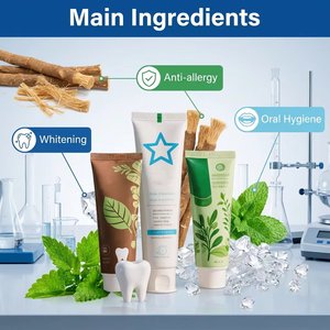 Produttore di Formula Personalizzata con Marchio Privato, Vendita all'Ingrosso di Probiotici <span class=keywords><strong>Bio</strong></span>-Enzimatici per Adulti con Estratti Vegetali, Sbiancante per Denti Sensibili alla Menta - Product Image 6