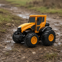 Tracteur RC en gros 1/14, tracteur agricole télécommandé 4x4, véhicule routier, homologué EN71 CE, modèle de loisir en métal avec chargeur