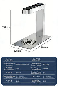 Calentador de Agua Eléctrico Comercial de Acero Inoxidable para Debajo del Gabinete, 30L, Salida Cuantitativa para Tiendas de Té con Leche - Product Image 6