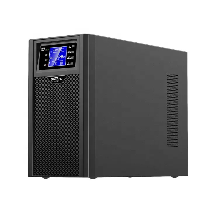 3KVA 2700W 220V高周波オンラインUPS、LCDディスプレイ内蔵バッテリー3時間バックアップ時間