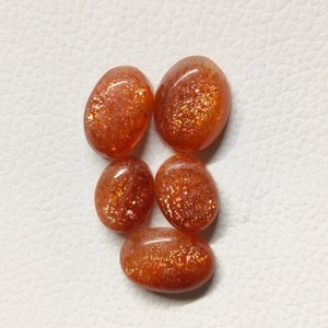 Handmade Natural Sunstone Cabochon 5.06 Carat Loose Gemstone Light Third Party Certified OEM Exporter Supplier for Jewelry - Product Image 3