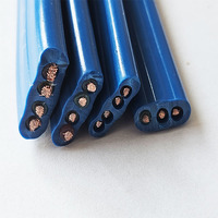 Fil de pompe de puits submersible plat 3 noyaux Flexible 16mm 25mm 35mm 50mm fil de câble de pompe de puits profond submersible électrique
