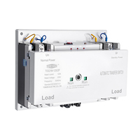 TOMZN TOQ1M-2P 100-250A 230V Commutateur de transfert automatique double alimentation avec disjoncteur MCCB et fusible intégrés ATS pour générateur et alimentation électrique publique