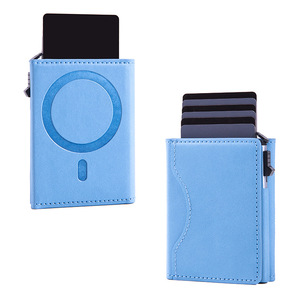 2026 Hot Selling Magnetic Trifold <b>Card</b> <b>Holder</b> <b>Wallet</b> Pop Up RFID Blocking with Gift Box <b>for</b> iPhone 17 16 15 14 Series - Product Image 1