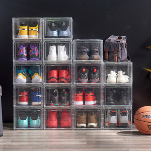 Hot Selling Products Shoe <b>Box</b> Organizer Plastic Transparent Acrylic Shoe <b>Box</b> <b>Storage</b> Sneaker <b>Box</b> - Product Image 2