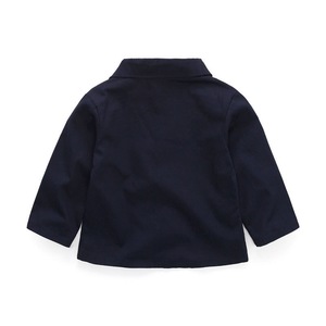 Conjunto de Ropa para Bebé, Camisa de Manga Larga con Corbata de Lazo, Estilo Elegante e Informal para Niños - Product Image 4