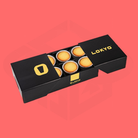 Boîte alimentaire personnalisée en carton kraft pour biscuits, fruits, pique-niques, fêtes, plateau de service, emballage de traiteur