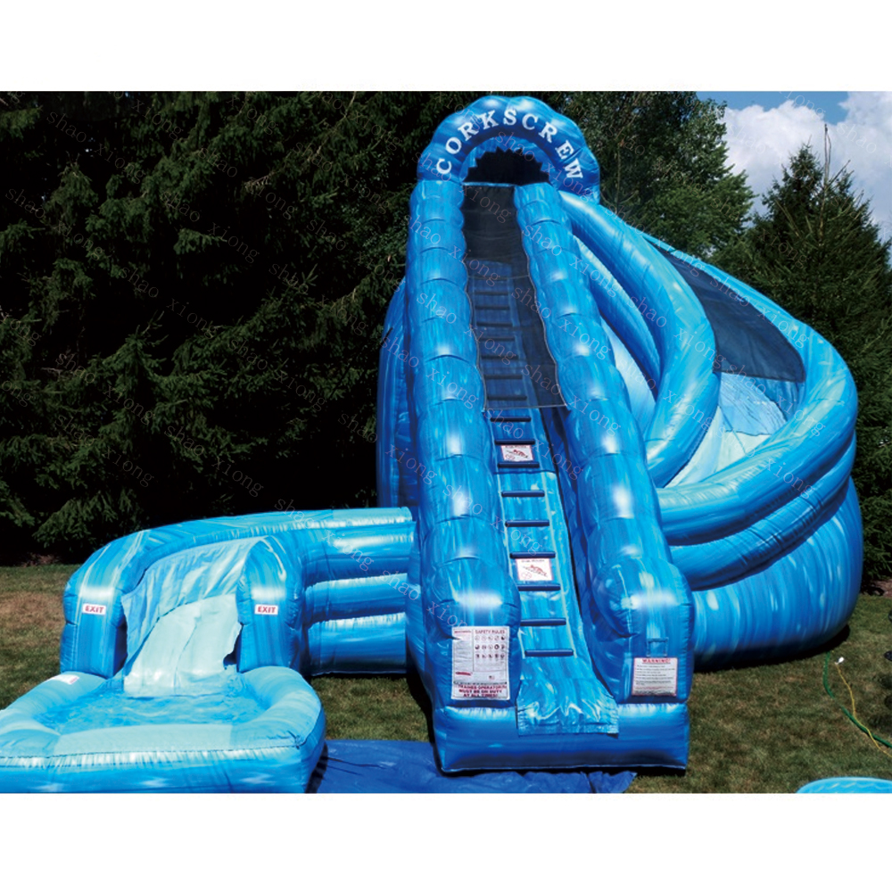 Lớn giá rẻ hồ bơi Slide Inflatable thư bị trả lại nhà hành động không khí trượt nước để bán