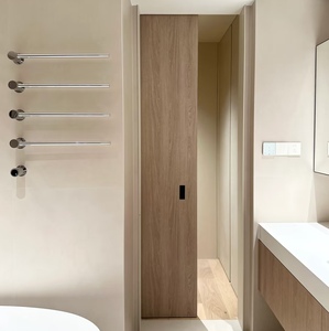 Puerta Corredera Empotrada en Pared, Moderna y Personalizada, Ahorra Espacio, Puerta Interior Oculta <span class=keywords><strong>para</strong></span> Dormitorio y Uso en Hoteles - Product Image 3