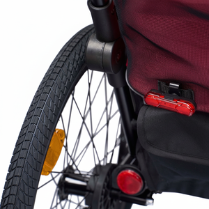 Poussette de jogging à 3 roues pliable facile avec remorques, accessoire gratuit pour les mamans et les papas actifs - Product Image 1