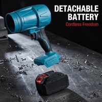 Souffleur d'air sans fil industriel 21V rechargeable, portable, alimenté par batterie lithium-ion