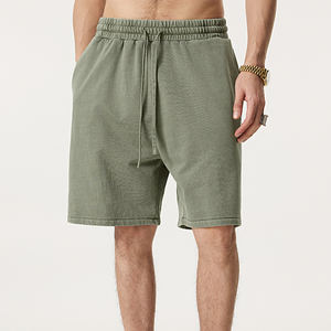 2025 High Quality <b>Men's</b> <b>Shorts</b> Batik Acid Wash 330GSM 100% Cotton Loose Fit Casual Breathable <b>Shorts</b> - Product Image 4