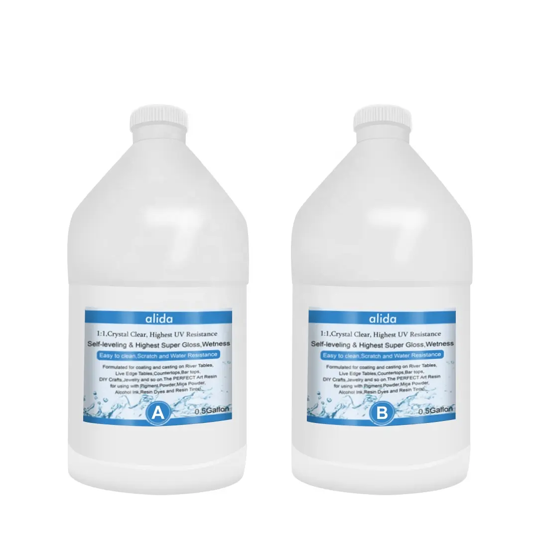 2-Gallon Kit Clear Epoxy Resin Coating for Woodworking