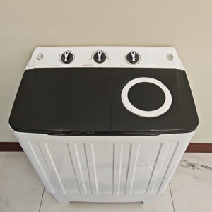 <span class=keywords><strong>Lavadora</strong></span> semiautomática eléctrica compacta de carga superior de bañera <span class=keywords><strong>doble</strong></span> para uso doméstico o de hotel pequeño - Product Image 2