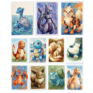 Cartes métalliques Pokémon uniques de qualité supérieure, mignonnes, personnalisées, accessoires d'art de fans, cartes à collectionner, boîtes mystère - Product Image 4