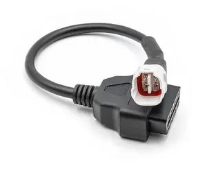 Cabo adaptador obd1 para obd2, cabo adaptador 4 pinos para 16pin para yamaha motocicleta