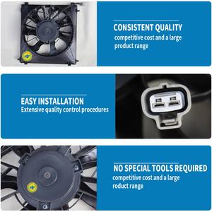 Ventilateur de refroidissement de radiateur automobile de haute qualité 600761400D 600835800D pour Tesla Model S Droit - Product Image 5