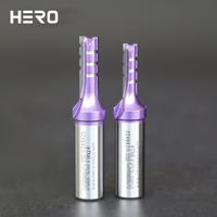 HERO carbure monobloc travail du bois CNC mèches de routeur fraise nettoyage fraise en bout inférieure