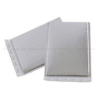Custom Size Zilver Metallic Bubble Envelop Glamour Shipping Gewatteerde Mailer Cool Shield Tassen Voor Fruit
