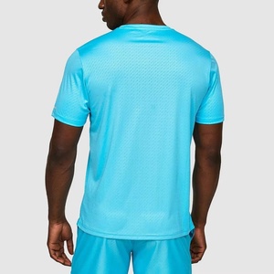 Lightweight Men's Athletic Summer Tracksuits Stretchy Comfortable Sportswear T Shirts and Shorts <b>Set</b> Men - Product Image 3