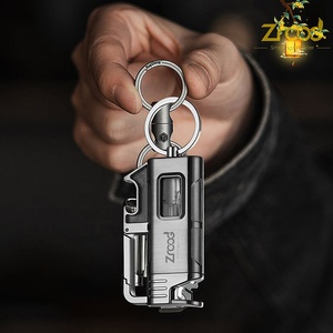Adjustable Jet api butana isi ulang tahan angin gantungan kunci <span class=keywords><strong>Torch</strong></span> <span class=keywords><strong>Lighter</strong></span> Mini Gas <span class=keywords><strong>Lighter</strong></span> untuk rokok untuk giveaway - Product Image 3