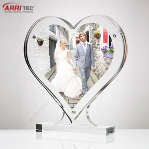 Custom <strong>Clear</strong> Heart Shaped <strong>Acrylic</strong> Picture <strong>Photo</strong> <strong>Frame</strong> Wedding Sign <strong>Holder</strong> Magnetic <strong>Acrylic</strong> <strong>Photo</strong> <strong>Frame</strong>