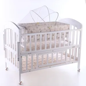 Berço com cama de bebê 2021, berço com lateral da gota 3 em 1, moderno, simplicidade, aceito, economize espaço 0 ~ 12 meses, 50 peças