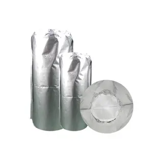 批发防潮防水圆底塑料包装阻隔鼓衬垫桶纯铝箔大聚酯薄膜袋