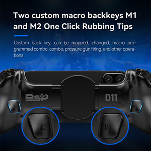 <span class=keywords><strong>Control</strong></span> <span class=keywords><strong>de</strong></span> Juego Inalámbrico D11 con Motor <span class=keywords><strong>de</strong></span> Vibración, Joystick 3D <span class=keywords><strong>para</strong></span> Esports, Programación <span class=keywords><strong>de</strong></span> Macros TURBO <span class=keywords><strong>para</strong></span> Juegos, Compatible con Android/<span class=keywords><strong>iPhone</strong></span>/PC - Product Image 5