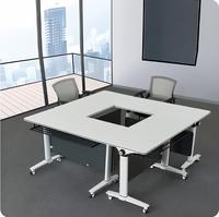 Bureau d'étude ergonomique mobile, réglable en hauteur, pliable, avec roulettes, pour bureau à domicile et espace de travail collaboratif