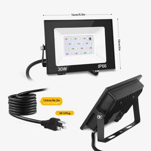 <span class=keywords><strong>Projecteur</strong></span> RGB 30W IP66 Extérieur <span class=keywords><strong>Multicolore</strong></span> Télécommandé Réflecteur Paysager pour Jardin et Fêtes - Product Image 1